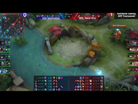 Arena of Valor | WIL New Era vs ESF.Mayhem | Hallohallo Tournament 2018 | Semi-Finals Game 2
