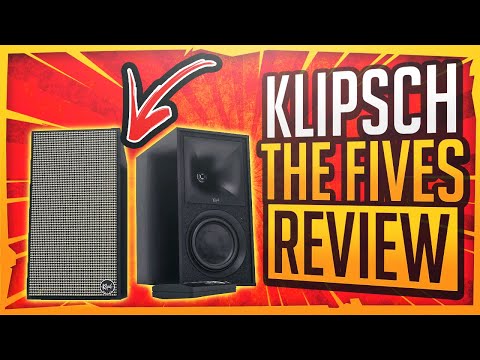 Klipsch, The Fives - Are these powered bookshelf speakers the best high tech speakers today?