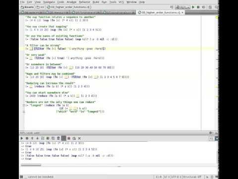 Clojure Koans 8 -  Higher Order Functions
