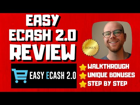 Easy Ecash 2 0 Review - 🚫WAIT🚫DON'T BUY WITHOUT WATCHING THIS DEMO FIRST🔥