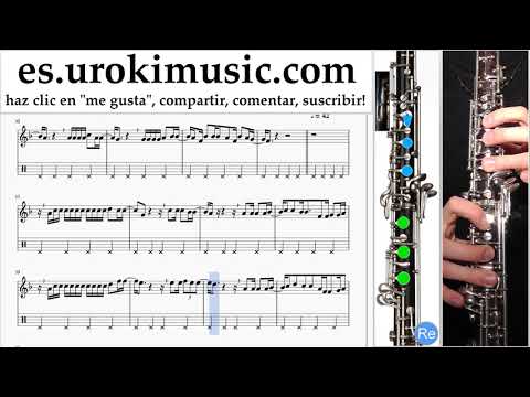 Tutorial de Oboe Carlos Vives, Sebastian Yatra - Robarte un Beso Clases Notas Parte#2 um-i927