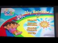 Dora The Explorer Shy Rainbow 2007 DVD Menu Walkthrough