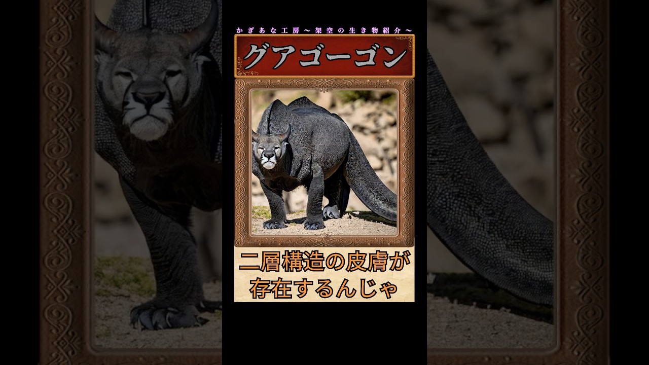 鉄壁の防御に隠された弱点？グアゴーゴンについてご紹介 #かぎあな紹介 #shorts