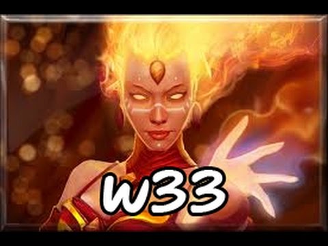 [Dota2] w33 Pro Lina Mid Ranked Game 8000 MMR