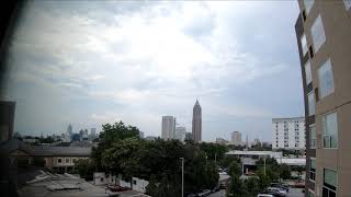 Hyatt House Atlanta city view time lapse video 4k