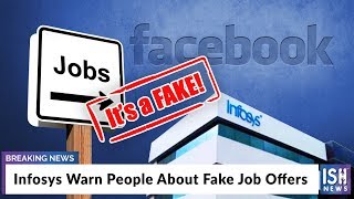 Infosys Warn People About Fake Job Offers