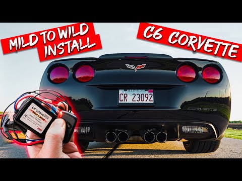 FIRST MOD ON THE C6 CORVETTE Z06 | MILD TO WILD INSTALL HOW TO