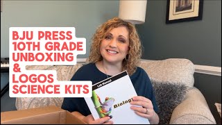 BJU Press Unboxing: 10th Grade Online with Books + Bonus Logos Science Kits
