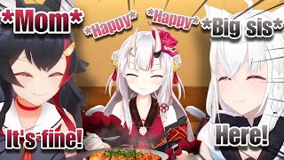 Ayame Gets Spoiled as Fubuki & Mio Grill All The Meat for Her [Hololive] 