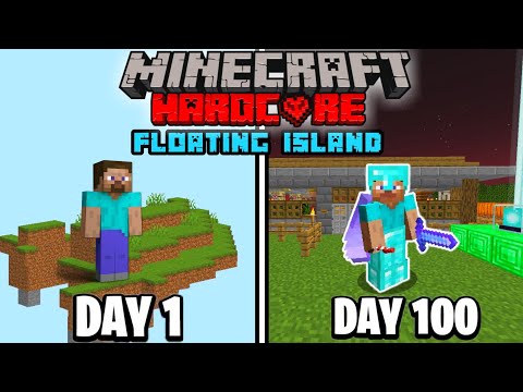 Gamer Jatin - I Survived 100 Days on a FLOATING ISLAND in Minecraft Hardcore! (Hindi)