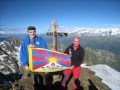 FREE TIBET cry for freedom from the top of the picks