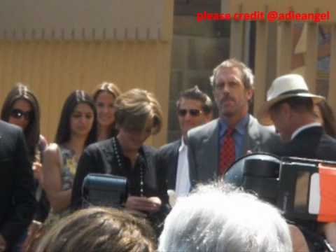 Emma Thompson's Walk of Fame (with Hugh Laurie)
