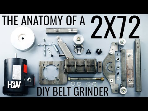 The Anatomy of a Home Built DIY 2x72 Belt Grinder For Knifemaking