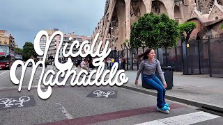 Nicoly Machado Skating in Sagrada Familia - Storm Nicoly Pro 80