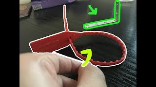 How to remove Off-White zip tie