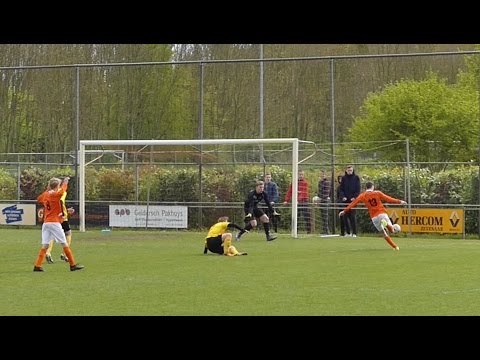 DVV 1 -  DCS 1 "De doelpunten" (23-04-2017)