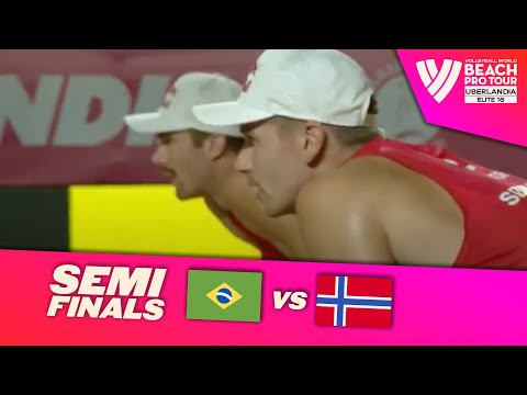 George / Andre vs. Mol, A. / Sørum, C. - Semi Final Highlights Uberlândia 2022 #BeachProTour