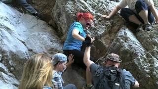 preview picture of video 'Hiking at Robber's Roost Mount Charleston June 9 2012'
