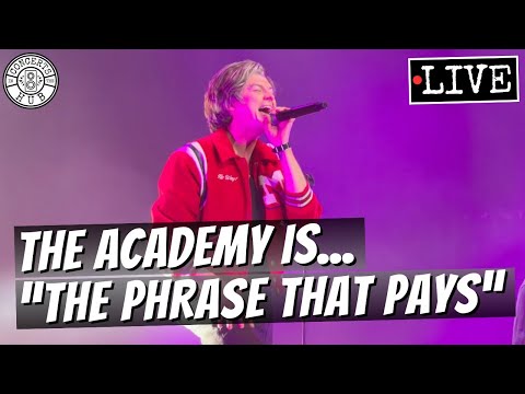 The Academy Is... "The Phrase That Pays" LIVE