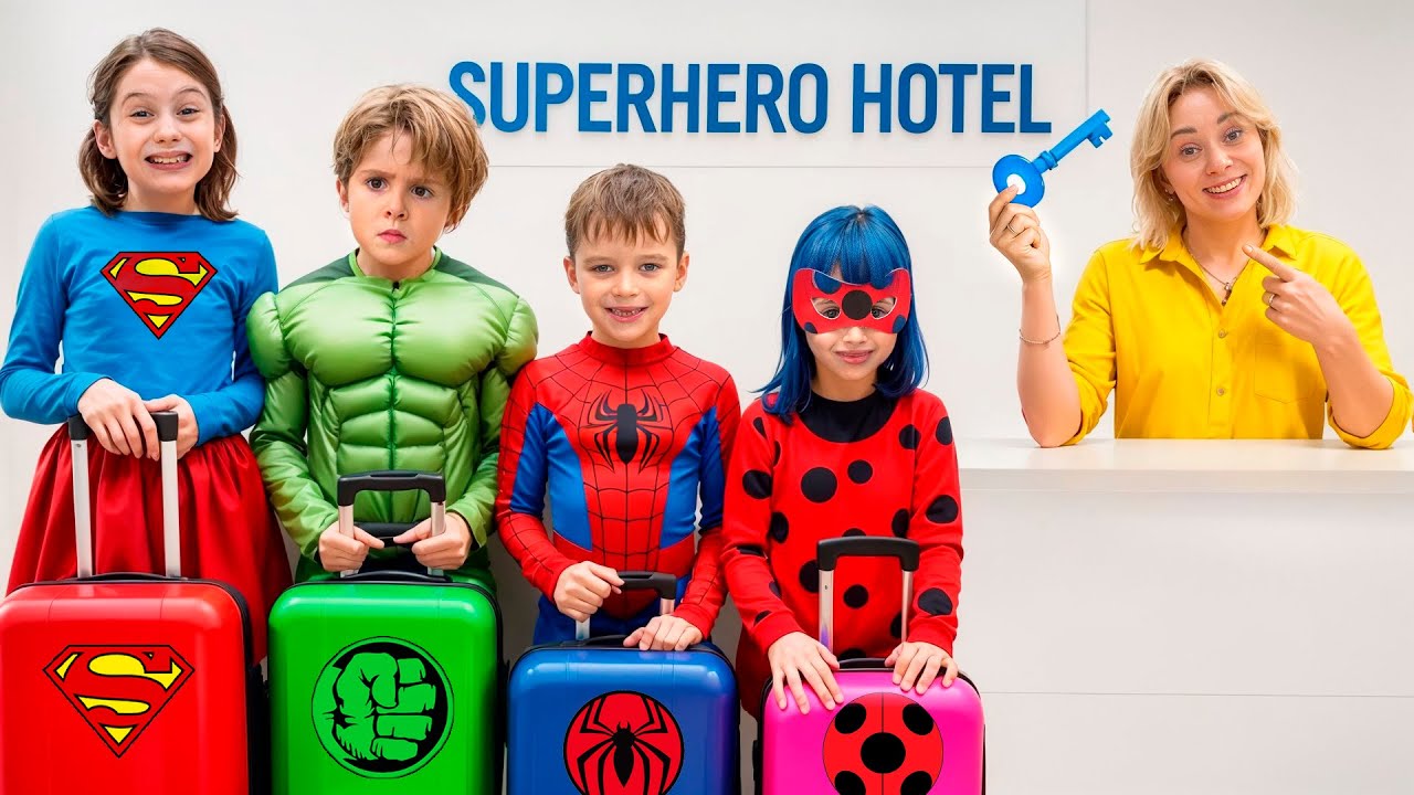 Eva and Superhero Hotel + MORE adventures for kids