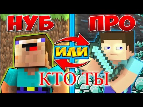 ТЕСТ: НА СКОЛЬКО ХОРОШО ТЫ ИГРАЕШЬ В МАЙНКРАФТ? ТЫ НУБ ИЛИ ПРО?