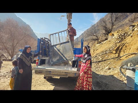 Gros achat ! 🚛 Nous apportons les nouvelles portes et fenêtres pour la maison de nos rêves 🏠✨