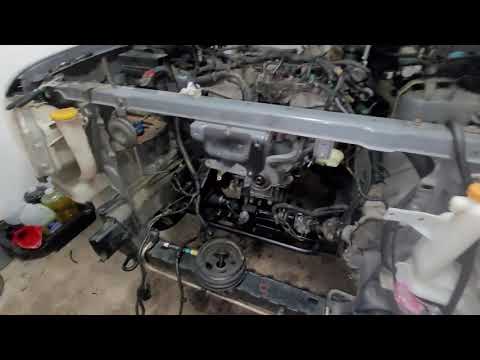 01-04 Nissan Pathfinder Upper Oil Pan Gasket Replacement And Subframe Removal (VQ35DE)