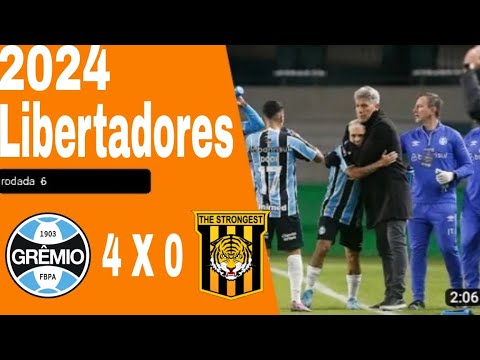 Grêmio 4 X 0 The strongest/rodada 6/Libertadores de 2024