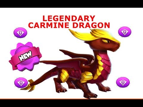 CARMINE DRAGON-Dragon Mania legends | Legendary CARMINE Dragon-Stronger together |  DML| HD