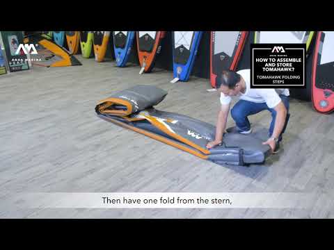 Comment gonfler et dégonfler le kayak Tomahawk Aqua Marina