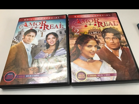 Unbox DVD Novela Amor Real Edição Especial