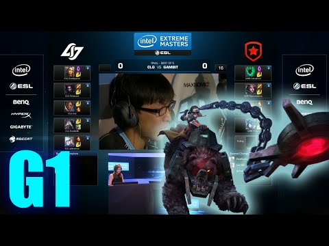 CLG vs Gambit Gaming | Game 1 Grand Finals IEM Cologne LOL 2014 | CLG vs GMB G1s GAMBIT