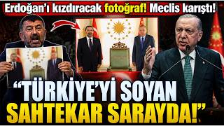 "Türkiye'yi soyan sahtekar sarayda!" Meclisi karıştıran fotoğraflar!