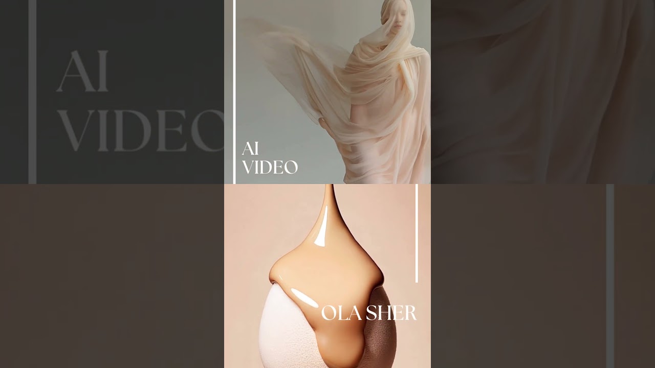 AI-generated beauty video blending surreal elegance, fashion minimalism & scroll-stopping visuals.