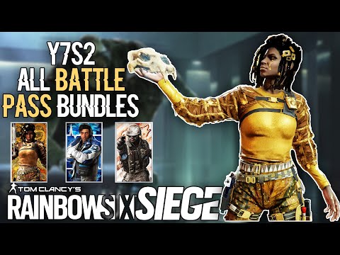 ALL New BATTLE PASS BUNDLES & CARDS - IN-GAME Showcase - Rainbow Six Siege Y7S2 Vector Glare