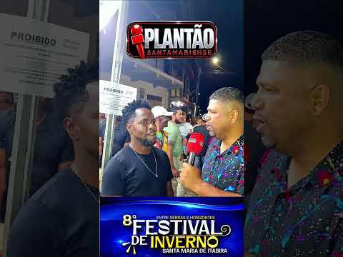 8º Festival de Inverno de Santa Maria de Itabira (MG) 2026 | Diego Jorge | Plantão Santamariense
