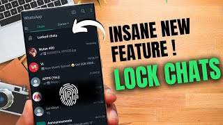 How to lock chats/messages on WhatsApp? CRUCIAL New Feature Added On Whatsapp !