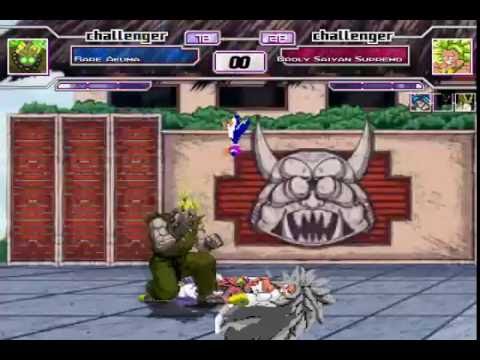 Rare Akuma vs DBZ Saiyans!!! EPIC BATTLE!!!