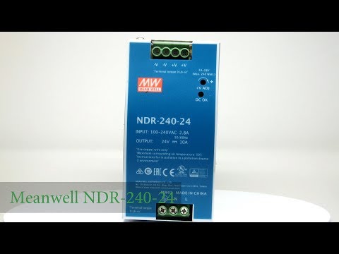 MEANWELL NDR-240-24V DINRAIL SMPS