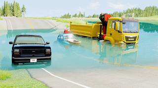 Download lagu Mobil vs Deep Water #20 - BeamNG Drive mp3