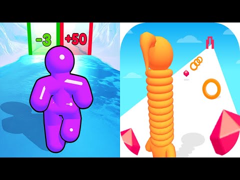 Tall Man Run VS Long Neck Run - All Level Android iOS Gameplay #4