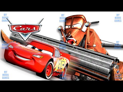 PL AUTA CARS PO POLSKU FRANKA ZYGZAK MCQUEEN Przewracanie traktorow traktory