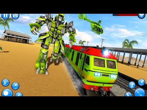 Grand Train Robot Transformation - Robot Games - Android Gameplay