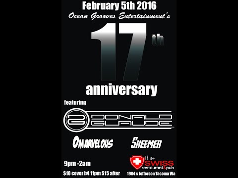OCEAN GROOVES 02/05/2016 - 17 YEAR ANNIVERSARY