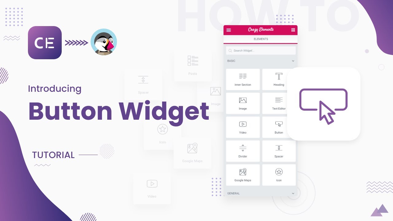 How to Use Button Widget Using Crazy Elements | PrestaShop | Elementor Based Page Builder