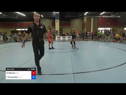 58 Kg Quarterfinal - Belicia Manuel, Michigan Revolution Wrestling Club Vs Taina Fernandez, HeadHu