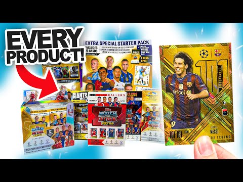 I OPENED *EVERY* MATCH ATTAX EXTRA 2025 PRODUCT IN ONE VIDEO! (MESSI 101 UNBEATABLE!)