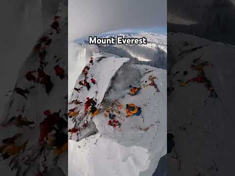 The Summit of Mt. Everest if it collapsed. #mounteverest #mteverest #ai