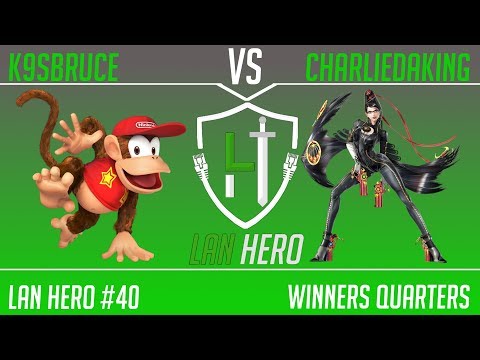 LAN Hero #40 MF LH K9sbruce (Diddy Kong) vs LH Charliedaking (Bayo, Fox) - Winners Quarters