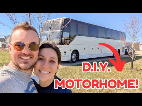 We Transformed a TOUR BUS into a Luxury Tiny Home on a Budget | DIY Diesel RV Build